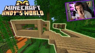 Minecraft Andys WORLD Am nevoie de ajutor la Acoperis Sez 7 Ep 6 [upl. by Akiret]