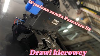 Wymiana zamka drzwi kierowcy Passat b6 [upl. by Kcirre]