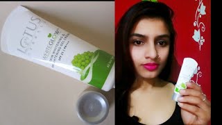 LOTUS HERBALSWHITEGLOW Skin whiteningampBrightening Gel CreamFull Review in Hindi [upl. by Naples]