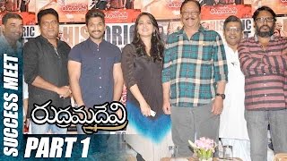 Rudramadevi Success Meet Part 1  Anushka Allu Arjun Rana [upl. by Roche]