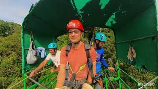 Zipline and Tarzan Swing Monteverde CR [upl. by Hines]