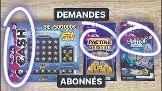 ✨🌸CASH🌻PACTOLE🌸ASTRO🌻✨Demandes Anthony64Francky et Olivier Decroix🍀Tickets Grattages FDJ🍀 [upl. by Lewls]