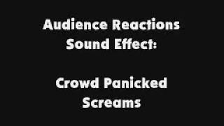 Audience Reactions SFX Crowd Panicked Screams [upl. by Eggleston]