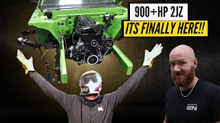 900 HP 2jz Motor is FINALLY in the 240sx [upl. by Revlis323]