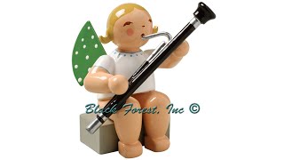 65043A Wendt and Kuhn Sitting Angel with Bassoon [upl. by Leslee]