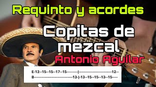 Copitas de mezcal  Tutorial  Requinto  Acordes  Antonio Aguilar [upl. by Asereht202]