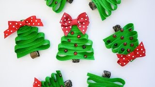 the RABOM Christmas Tree Ribbon Sculpture Hairclip [upl. by Larine922]