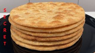 Napoleon cake crusts dough recipe in 2 minutes [upl. by Corel538]