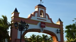 Walk from Playacar Beach to the Riu Tequila  Mexico 2013 [upl. by Hsenid188]