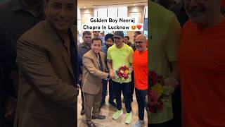 Neeraj Chopra in Lucknow  neerajchopra [upl. by Anibas]