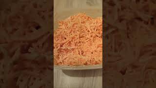 Салат из моркови Burkānu salāti Carrot salad food [upl. by Sibeal]