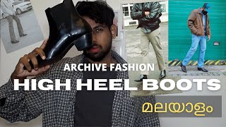 HIGH HEELS BOOTS FOR MEN മലയാളം  Chelsea Boots Men fashion malayalam [upl. by Anette]