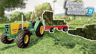 WILL SELLING ALL OUR GRASS BALES SAVE OUR FARM  FS22 RP [upl. by Thielen]