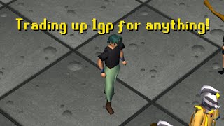 Turning 1GP into Millions  OSRS Trade Up Challenge [upl. by Reace947]