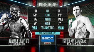 Crawford Silences Mean Machine  Terence Crawford vs Egidijus Kavaliauskas  ON THIS DAY FREE FIGHT [upl. by Nonnarb488]