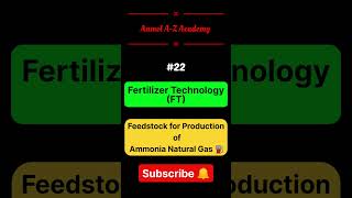 Feedstock for Production of Ammonia Natural Gas 😍👍shorts fertilizertechnology education trending [upl. by Calley]