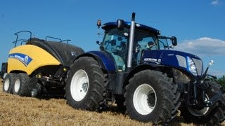 New Holland BIGBALER 1290  T7270 Blue Power in Action [upl. by Zusman]