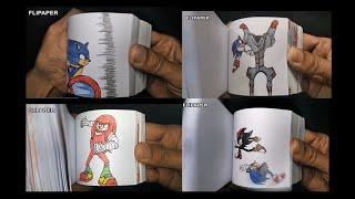 Flipbook Compilation Sonic The Hedgehog  Sonic Prime  Sonic Frontiers  FLIPAPER [upl. by Fransis792]