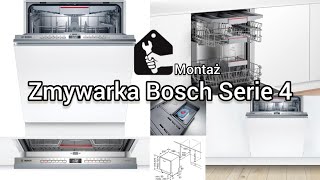 Zmywarka Bosch Serie 4 Montaż SMV4EVX15E 60cm Automatyczne otwieranie drzwi Szuflada na sztućce [upl. by Garret]