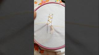 Herringbone Stitch Hand Embroidery Tutorial  Simple amp Stylish Stitch herringbonestitch embroidery [upl. by Alded]