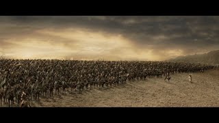 El Señor de los Anillos El Retorno del Rey  Los rohirrim llegan a los campos del Pelennor [upl. by Jacobsohn445]