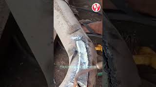 Iron pipe leak repair welding [upl. by Allwein]