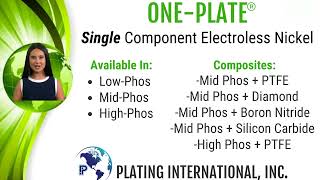 SINGLE COMPONENT Electroless Nickel Low Mid amp High Phos [upl. by Zebedee]