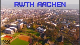 RWTH Aachen University nice drone flight over sports field Königshügel with Parrot Bebop 2 [upl. by Yriek]