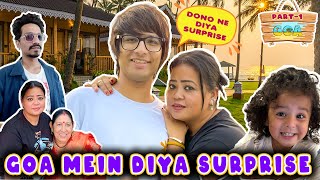 Goa Mein Diya Surprise🤩 souravjvlogs PART 1  Bharti Singh  Haarsh Limbachiyaa  Golla [upl. by Eleonora563]