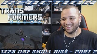 Transformers Prime Season 1 Episode 25  One Shall Rise  Part 2  REACTION [upl. by Ramses]