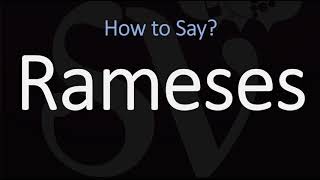 How to Pronounce Rameses Egyptian Pharaoh [upl. by Ennazor514]