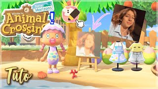 ANIMAL CROSSING NEW HORIZONS TUTO  ASTUCES POUR VOS MOTIFS [upl. by Novla95]