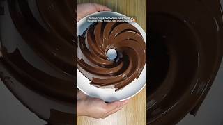 Resep puding coklat simple cooking puding cemilan food [upl. by Aiksa123]