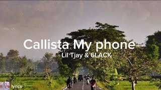 Calling my phone  Lil Tjay amp 6Lack  lyrics lagu [upl. by Enitsrik]