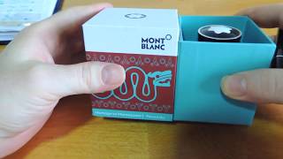 Montblanc limited edition ink Homage to Moctezuma Pierced Sky [upl. by Server]