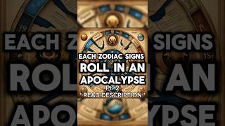 Each Zodiac Signs Role In An Apocalypse Pt 2 zodiac astrologysign horoscope zodiac astro [upl. by Stalker221]