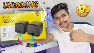 Best Computer Speaker Under 400  ZEBRONICS Igloo 1 20 USB 8 Watts Unboxing amp Test 🔊 [upl. by Ytsirc694]