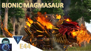 The Fire Magmasaur is unstoppable Ark Eternal Genomes E44 Ark Survival Evolved Modded [upl. by Landry816]