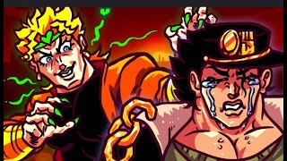 REACTING TO JOJOS VERY STRAIGHT ADVENTURE AND AMONG US FAIL [upl. by Hasty]