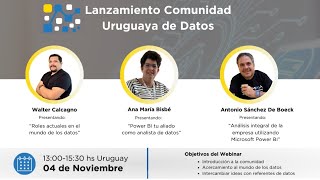 Lanzamiento Comunidad Uruguaya de Datos [upl. by Gnauq]