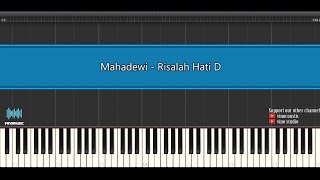 Tutorial Piano Mahadewi  Risalah Hati Versi Original Keys  Ddo [upl. by Voleta]