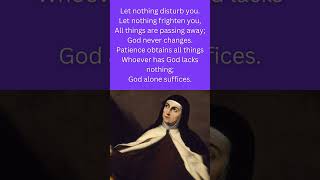 Prayer of St Teresa of Avila short [upl. by Adina834]