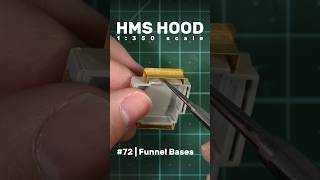 HMS Hood Part 72  Funnel Bases scalemodel ww2 battlecruiser [upl. by Rosaleen672]