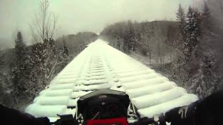 Ontario Snowmobiling January 2013 [upl. by Amo179]