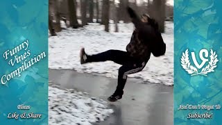 On Thin Ice  Epic Winter Moments amp Frozen Fails Compilation [upl. by Tobye]