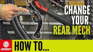 How To Install A Rear Derailleur  Mountain Bike Maintenance [upl. by Heigl]