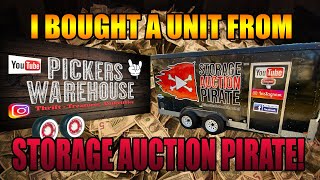 Storage Auction Pirate Sold Me a Storage Unit  Big Gamble Crazy Finds [upl. by Ameehsat]