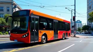 Vehicle 🚗 Driverless Bus 🚌 Seen in the city [upl. by Sudnak]