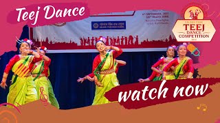 Golden Teej Dance 2080 Riviera International Academy Code 29  Teej 2080 [upl. by Jacoba146]