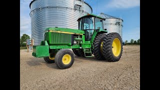 1992 John Deere 4560 2wd Tractor 6425 Hours Quad Range Transmission 3 Hydraulics 1000 PTO [upl. by Frantz]